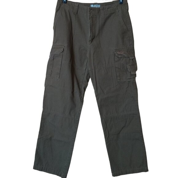 Guide Gear Men's Size 32 Brown Cargo Pants Outdoor Hiking Utility Pockets - Picture 1 of 6